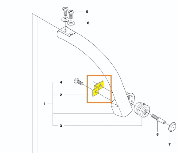 element-zabezpieczajacy-pilarki-T425-Husqvarna