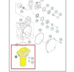 Rura zewnętrzna zagęszczarki Husqvarna LT800 