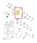 Koło zębate zagęszczarki Husqvarna LT 8005 