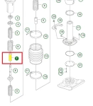 Ogranicznik zagęszczarki Husqvarna LT 8005 