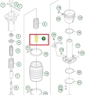 Zatrzask/ ogranicznik zagęszczarki Husqvarna LT 8005  