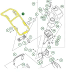 Rama ochronna zagęszczarki Husqvarna LT 6005   