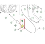 Zacisk rury zagęszczarki Husqvarna LT 6005 