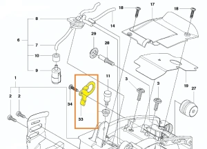 Łącznik pilarki T425 Husqvarna