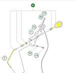 Wskaźnik stanu filtra powietrza Husqvarna LT 6005