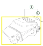 Pokrywa cylindra pilarki 450S Husqvarna