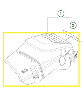 Pokrywa cylindra pilarki 450S Husqvarna