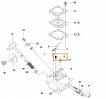 Sprężyna gaźnika pilarki T425 Husqvarna