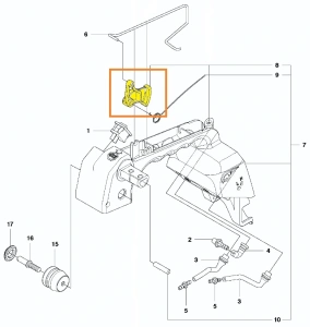 Dźwignia gazu pilarki T425 Husqvarna