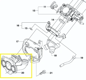 Kolektor pilarki 570 Husqvarna 