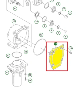 Osłona karteru zagęszczarki Husqvarna LT 6005 