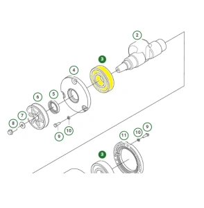 Łożysko kulkowe zagęszczarki Husqvarna LF 60i LAT 