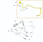 Instalacja elektryczna pilarki T425 Husqvarna