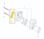 Płytka tłumika pilarki T425 Husqvarna