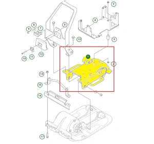 Płyta silnika zagęszczarki Husqvarna LF 60i LAT 