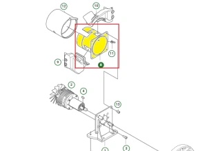 Obudowa dolotowa zagęszczarki Husqvarna LF 60i LAT 