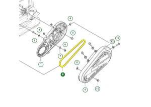 Pasek napędowy zagęszczarki Husqvarna LF 60i LAT 