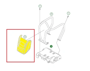 Płyta silnika zagęszczarki Husqvarna LF 130 LT  