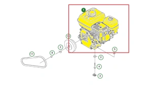 Silnik zagęszczarki Husqvarna LF 130 LT   