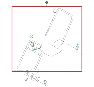 Uchwyt zagęszczarki Husqvarna LF 130 LT  