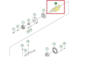 Wał ekscentryczny do zagęszczarek Husqvarna LF 80 L 