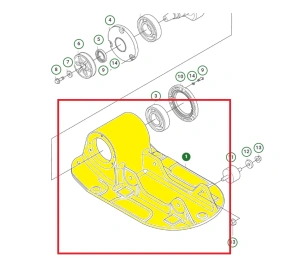 Płyta robocza zagęszczarki Husqvarna LF 50L