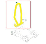 Oryginalny uchwyt do zagęszczarki Husqvarna LF 50L