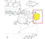 Osłona tłumika zagęszczarki Husqvarna LF 50L   