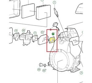 Uszczelka zagęszczarki Husqvarna LF 50L