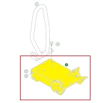 Płyta silnika zagęszczarki Husqvarna LF 50L 