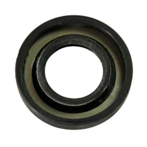 Uszczelniacz wału pilarki Husqvarna 543 XP czarny, okrągły, gładki z wewnętrznym rowkiem. Produkt na białym tle, pokazujący konstrukcję,