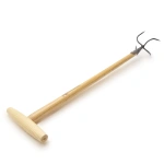 Pazury ogrodowe z trzonkiem jesionowym i szeroką rączką Krumpholz