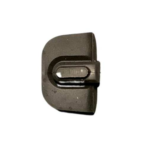 Osłona gumowa dźwigni gazu pilarki 543 XP Husqvarna, element w kolorze czarnym, na jasnym tle, widoczny zagłębienia i drobne szczegóły,