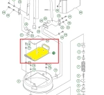 Płyta silnika zagęszczarki Husqvarna LX 90  