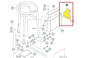 Osłona termiczna zagęszczarki Husqvarna LX 90 