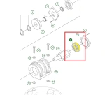 Łożysko kulkowe zagęszczarki Husqvarna LX 90