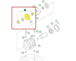 Tuleja zaciskowa zagęszczarki Husqvarna LX 90  
