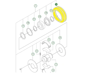 Koło pasowe zagęszczarki Husqvarna LX 90  