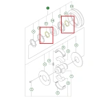 Pierścień zabezpieczający zagęszczarki Husqvarna LX 90