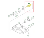 Wałek zagęszczarki Husqvarna LFV 100