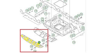 Płyta poszerzająca 75mm zagęszczarki Husqvarna LG 504