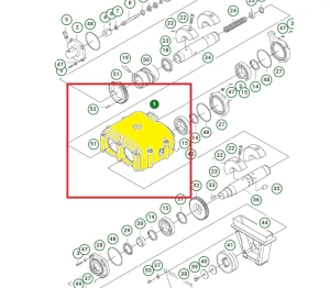 Pokrywa ekscentryczna zagęszczarki Husqvarna LG 504