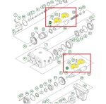 Obciążnik wyważający wałka zagęszczarki Husqvarna LG 504 
