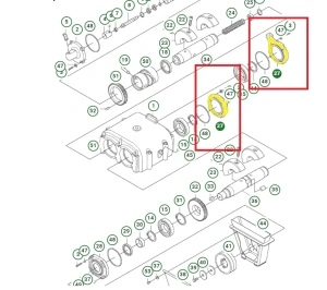 Osłona zespołu wibracyjnego zagęszczarki Husqvarna LG 504 