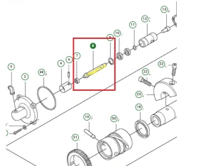 Korbowód silnika zagęszczarki Husqvarna LG 504 