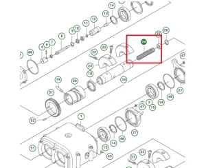 Sprężyna do zagęszczarki Husqvarna LG 504 