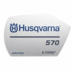 Naklejka rozrusznika pilarki 570 Husqvarna