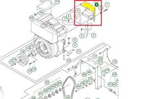 Osłona termiczna do zagęszczarki Husqvarna LG 504 