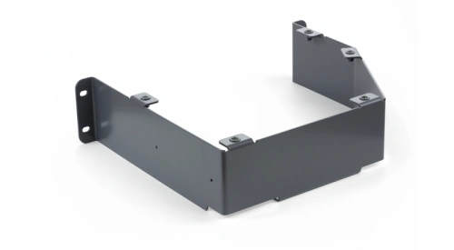 Zdjęcie przedstawia osłonę paska klinowego do zagęszczarki Husqvarna LG 504. Osłona jest wykonana z wysokiej jakości materiałów. Na zdjęciu osłona jest w kolorze szarym.