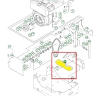 Izolacja podstawy silnika do zagęszczarki Husqvarna LG 504  